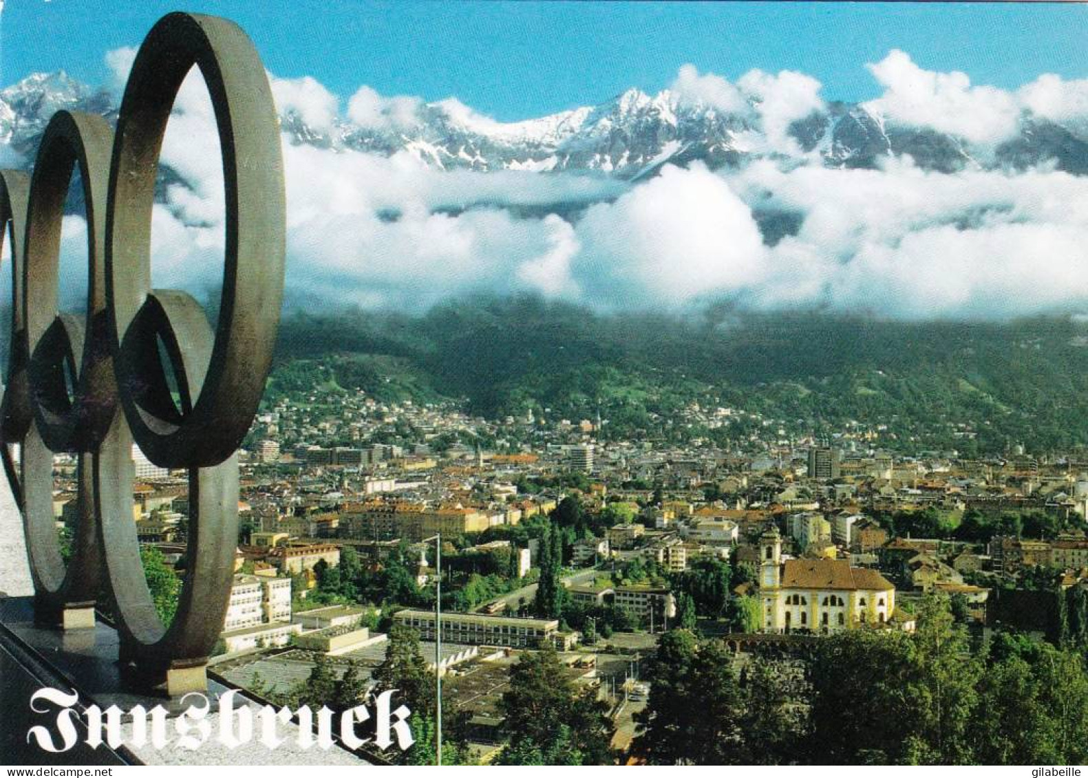 INNSBRUCK - Blick Vom Bergisel Stadion Gegen Nordkette - Innsbruck