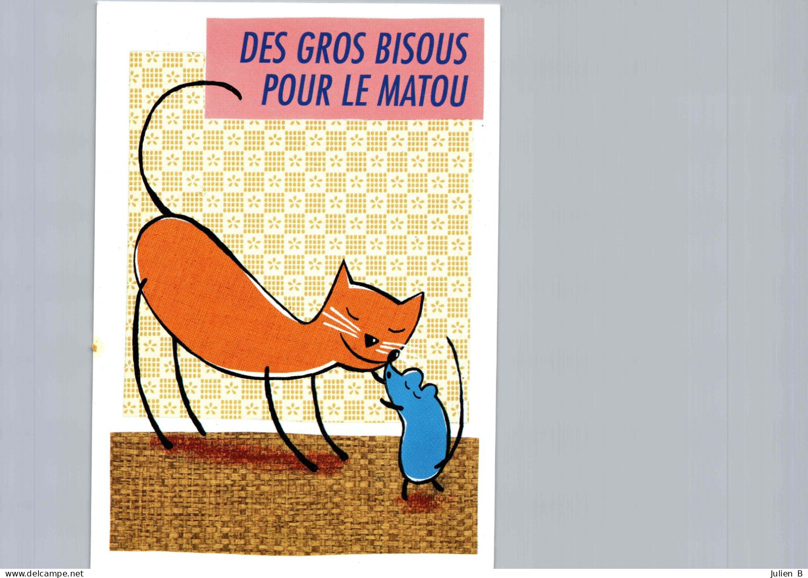 Des Gros Bisous Pour Le Matou - Humour