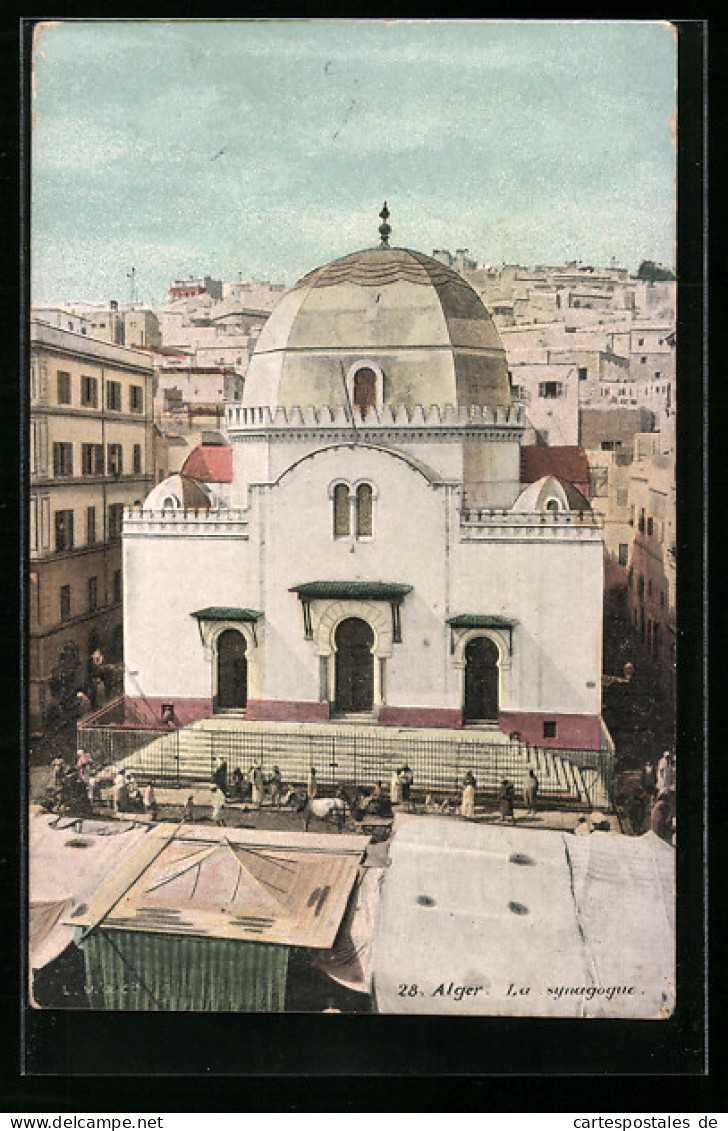 CPA Alger, La Synagogue,  Vue De Synagogue  - Algerien