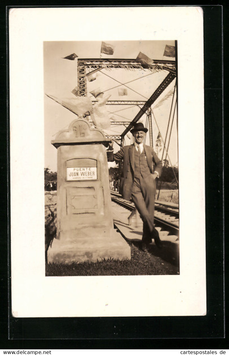 Foto-AK Medellin, Puente Juan Weber  - Colombie