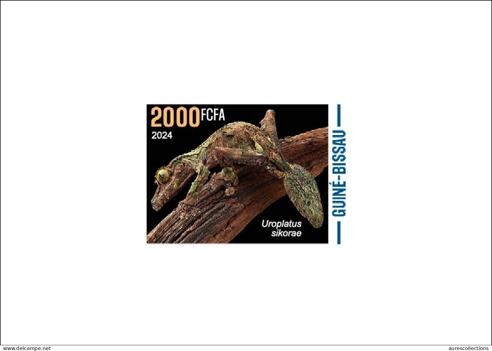 GUINEA BISSAU 2024 DELUXE PROOF - CAMOUFLAGE - REPTILES GECKO GECKOS - Other & Unclassified