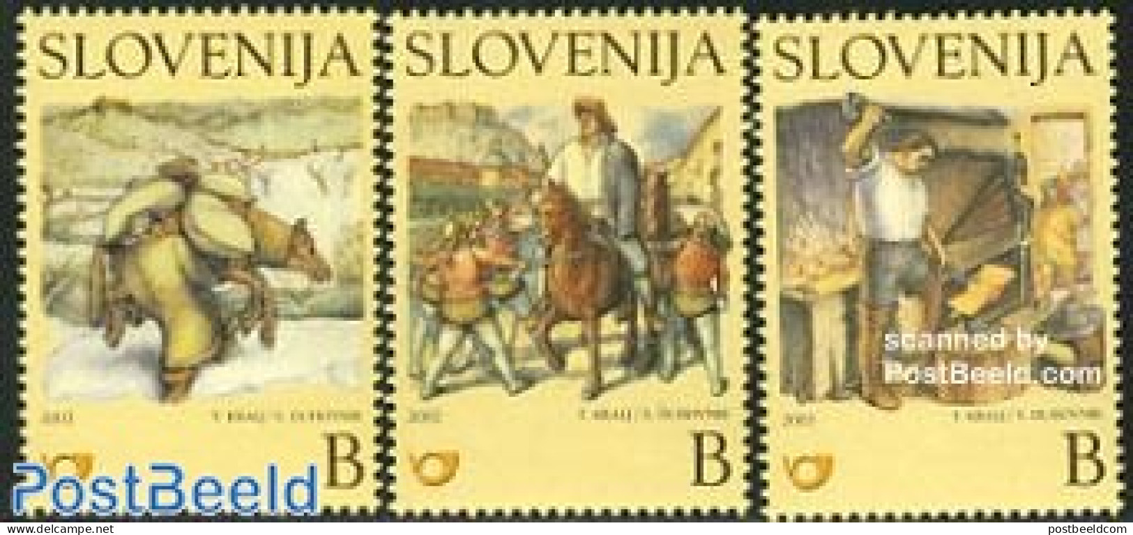 Slovenia 2002 Martin Krpan 3v, Mint NH - Slovenia