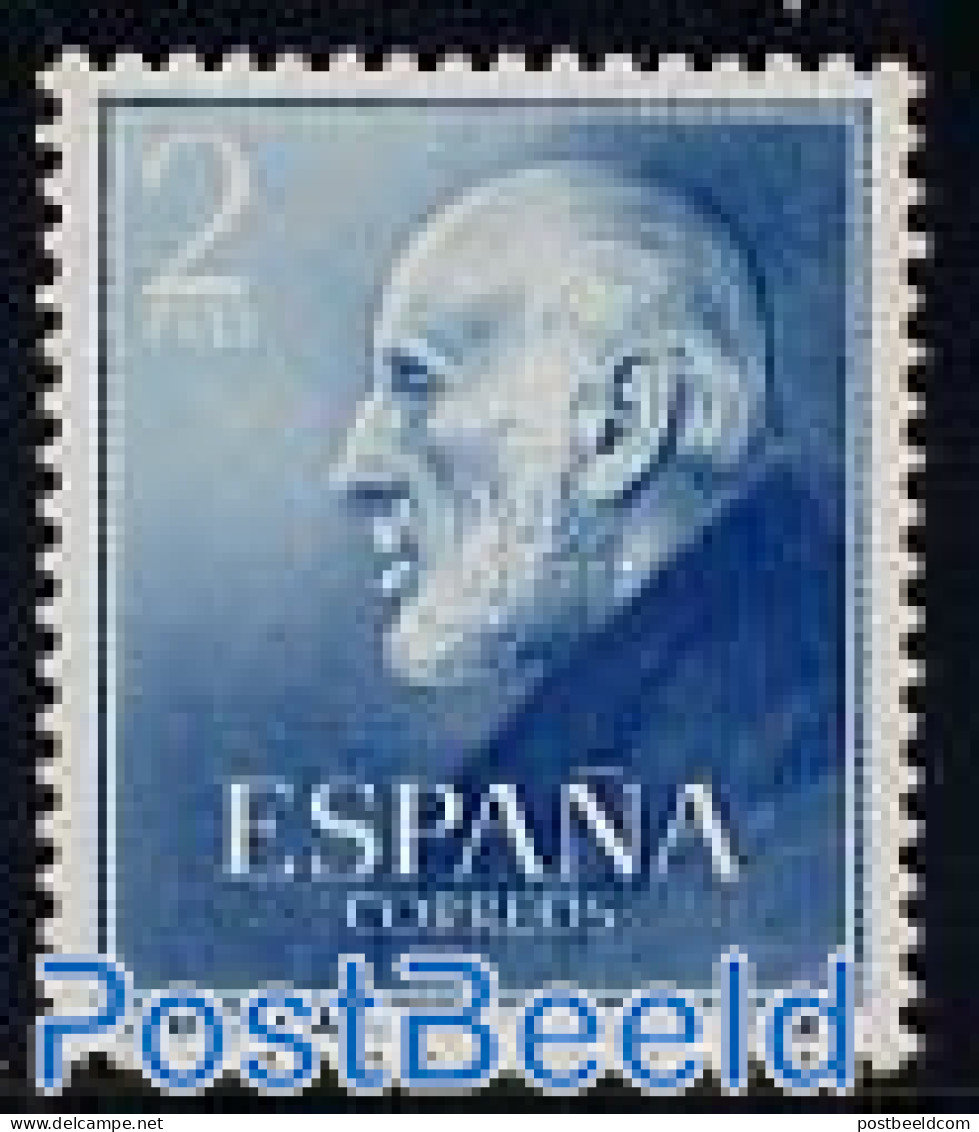 Spain 1952 S. Ramon Y Cajal 1v, Unused (hinged), History - Nobel Prize Winners - Ongebruikt