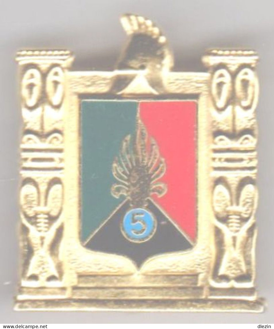 5° RE. 5° Régiment Etranger. 4 Couleurs. Balme.2988. - Hueste