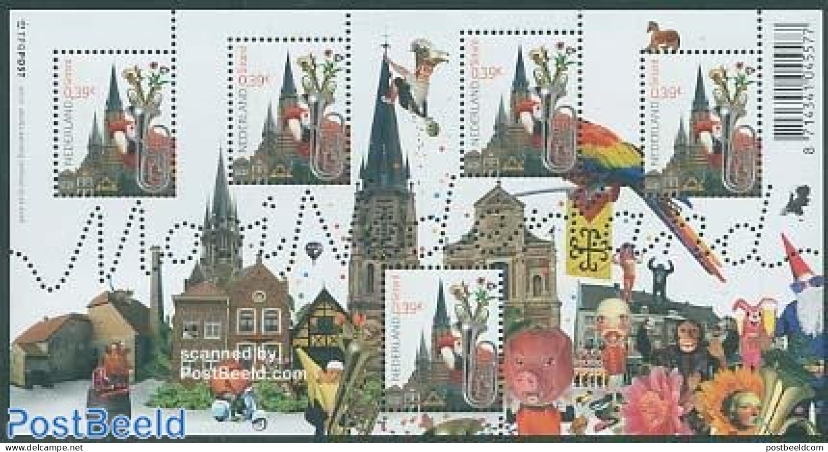 Netherlands 2006 Beautiful Holland, Sittard S/s, Mint NH, Nature - Performance Art - Religion - Transport - Various - .. - Unused Stamps