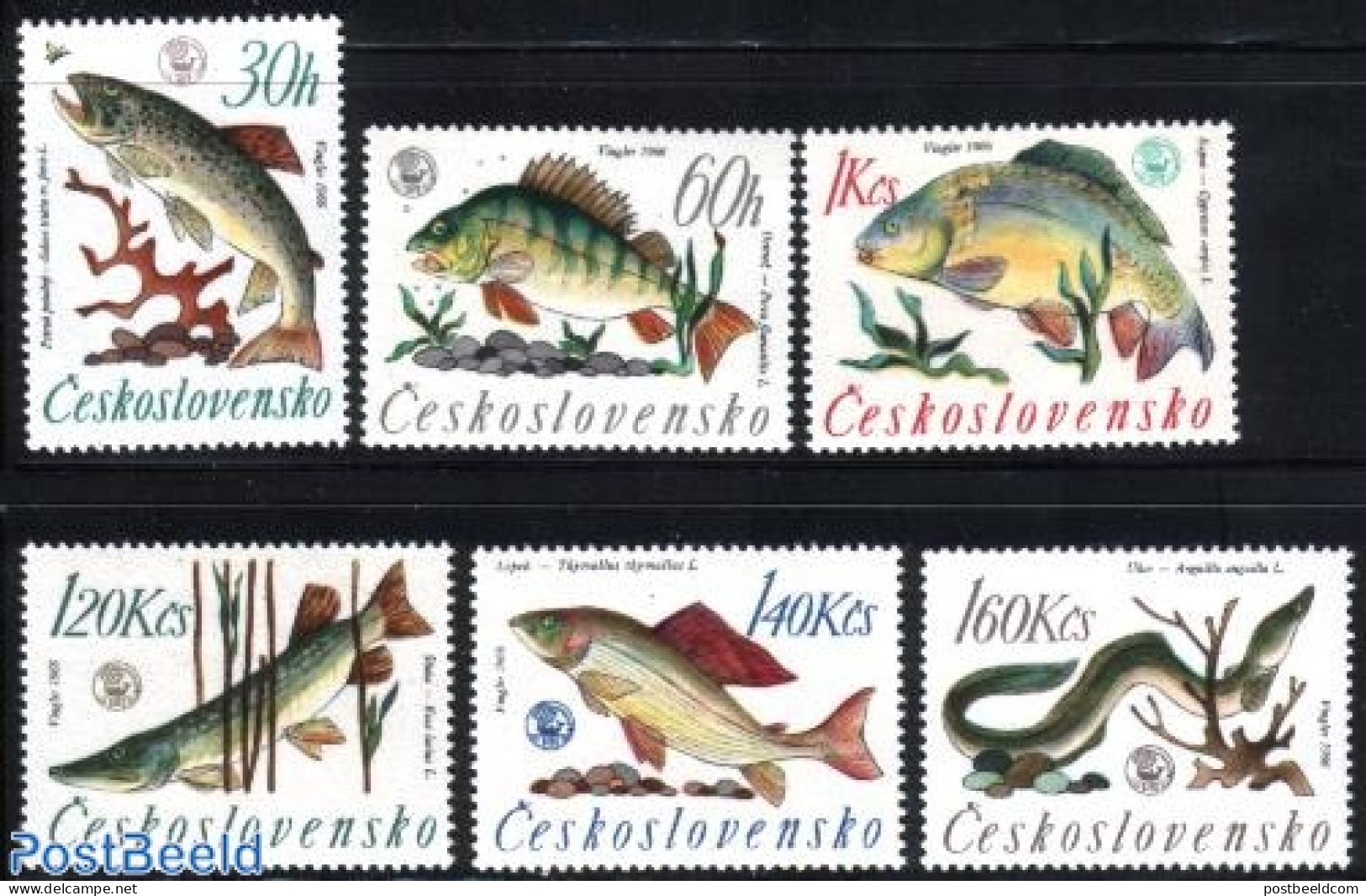 Czechoslovkia 1966 Fishing Games 6v, Mint NH, Nature - Fish - Fishing - Other & Unclassified