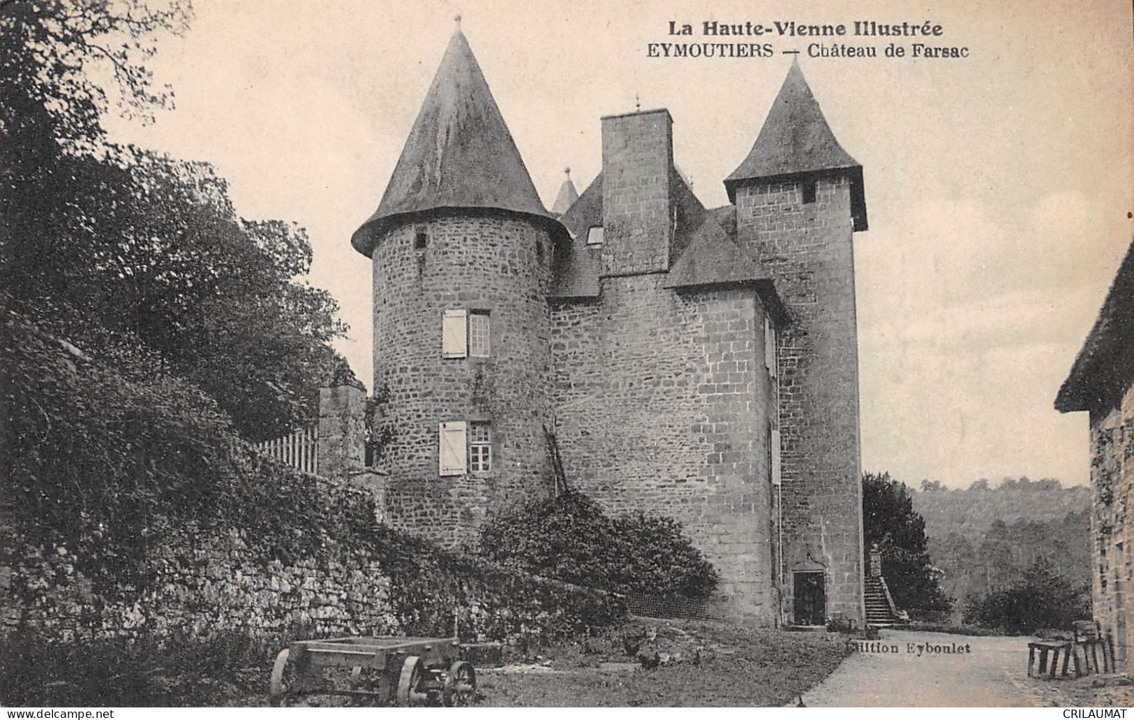 87-EYMOUTIERS-Chateau De Farsac-N 6002-C/0143 - Eymoutiers