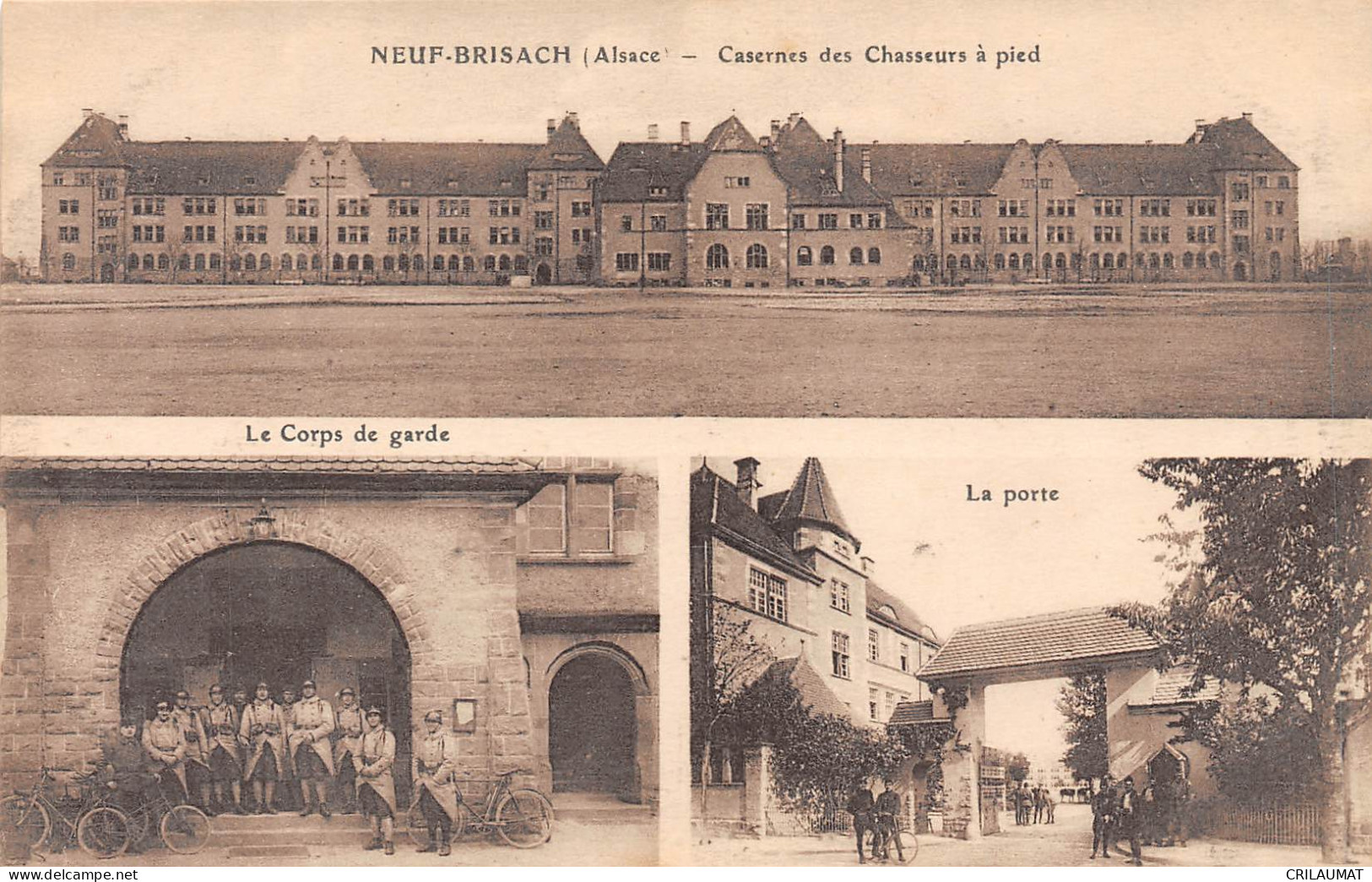 68-NEUF-BRISACH-Caserne De Chasseurs A Pied-N 6002-C/0085 - Neuf Brisach