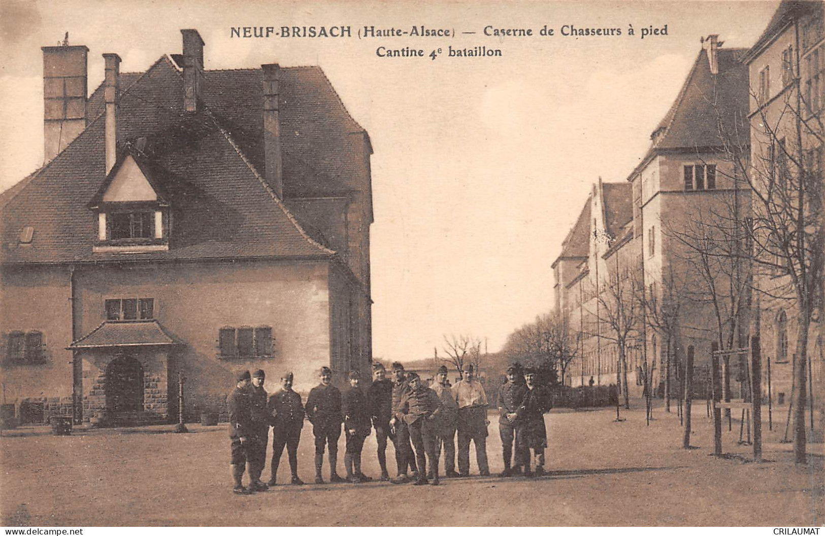 68-NEUF-BRISACH-Caserne De Chasseurs A Pied-N 6002-C/0083 - Neuf Brisach