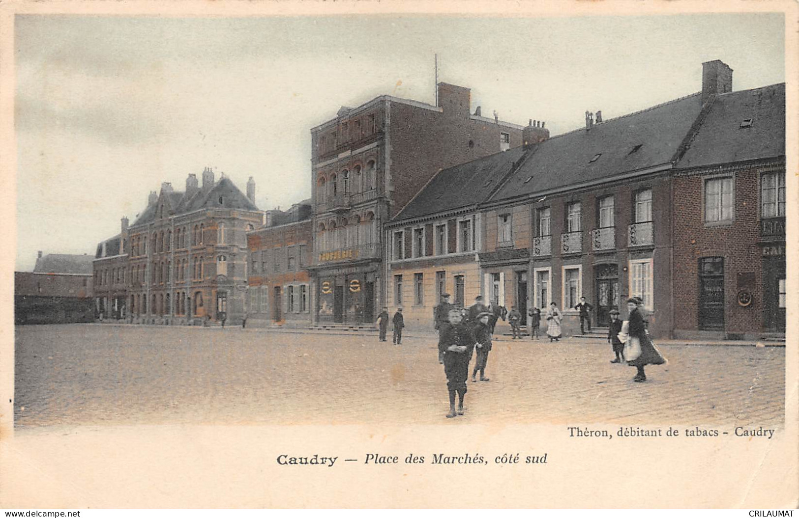 59-CAUDRY-Place Des Marches- Cote Sud-N 6002-C/0015 - Caudry