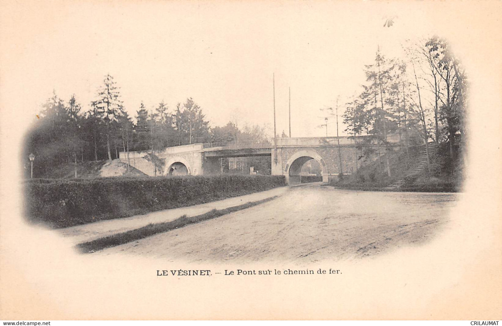 78-LE VESINET-Le Pont Sur Le Chemin De Fer.-N 6002-B/0227 - Le Vésinet