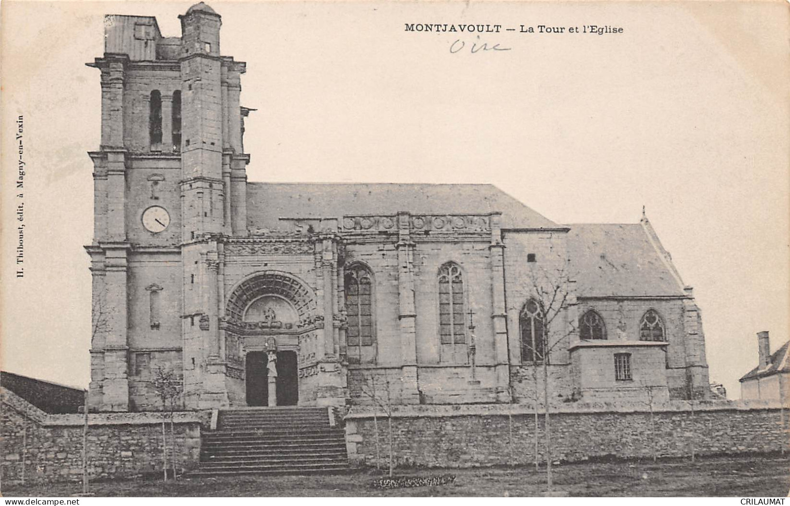 60-MONTJAVOULT-La Tour Et L'Eglise-N 6002-B/0189 - Montjavoult