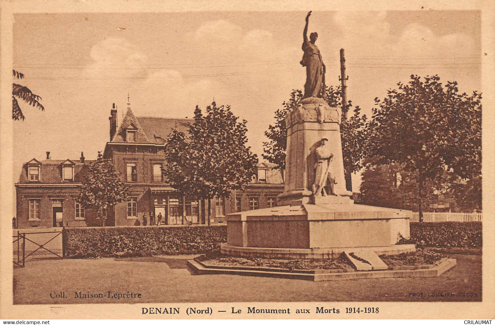 59-DENAIN-Le Monument Aux Morts 1914-1918-N 6002-B/0029 - Denain