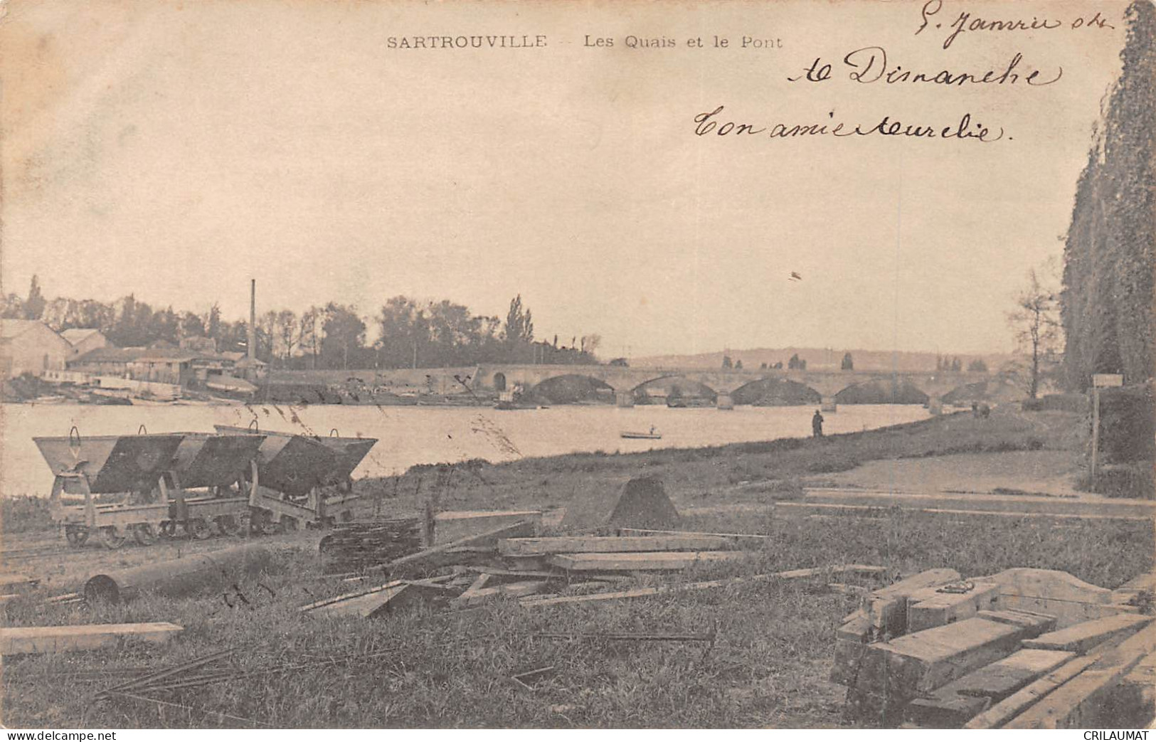 78-SARTROUVILLE-Les Quais Et Le Pont-N 6002-A/0209 - Sartrouville