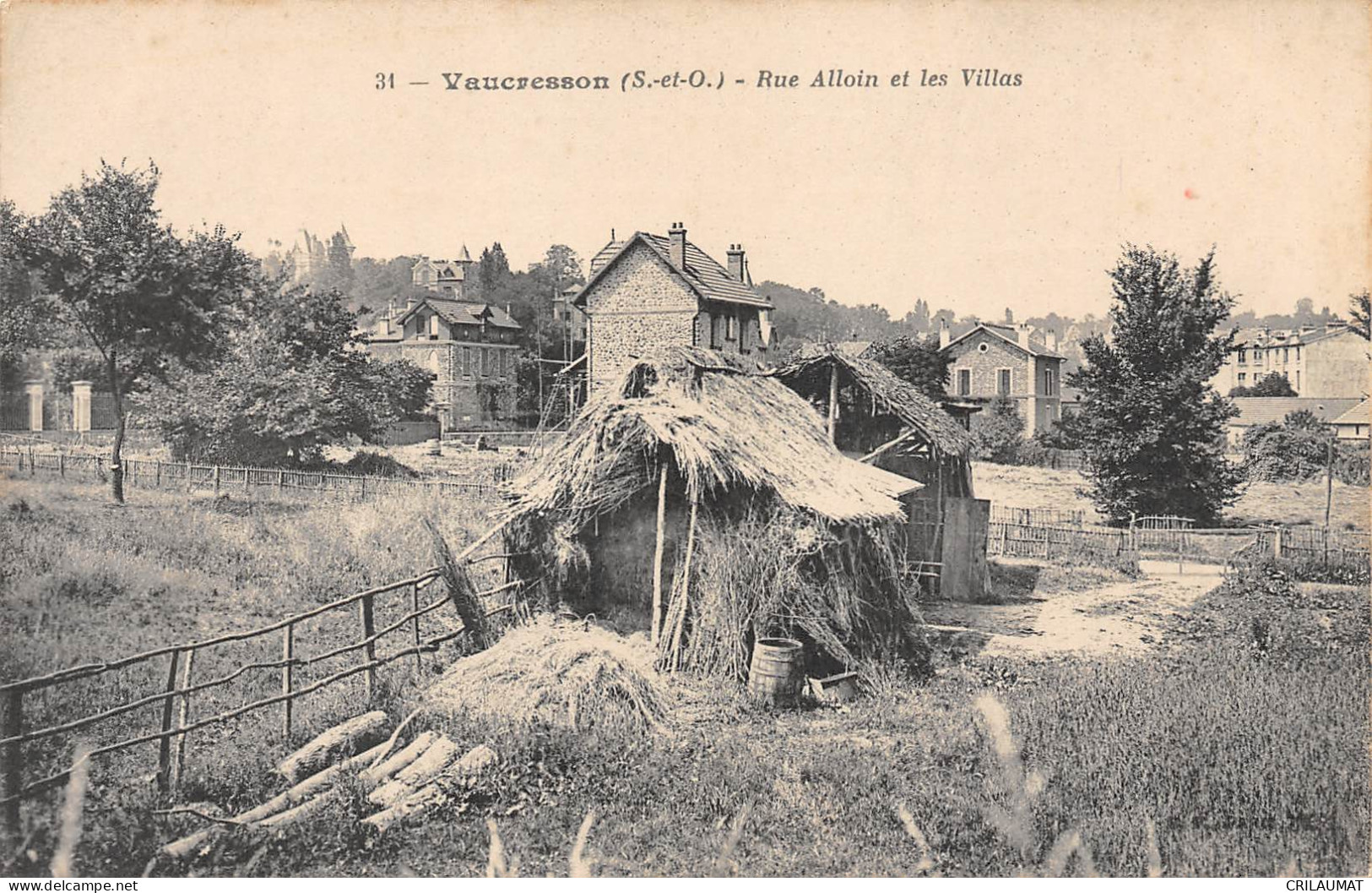 78-VAUCRESSON-Rue Alloin Et Les Villas-N 6002-A/0193 - Vaucresson