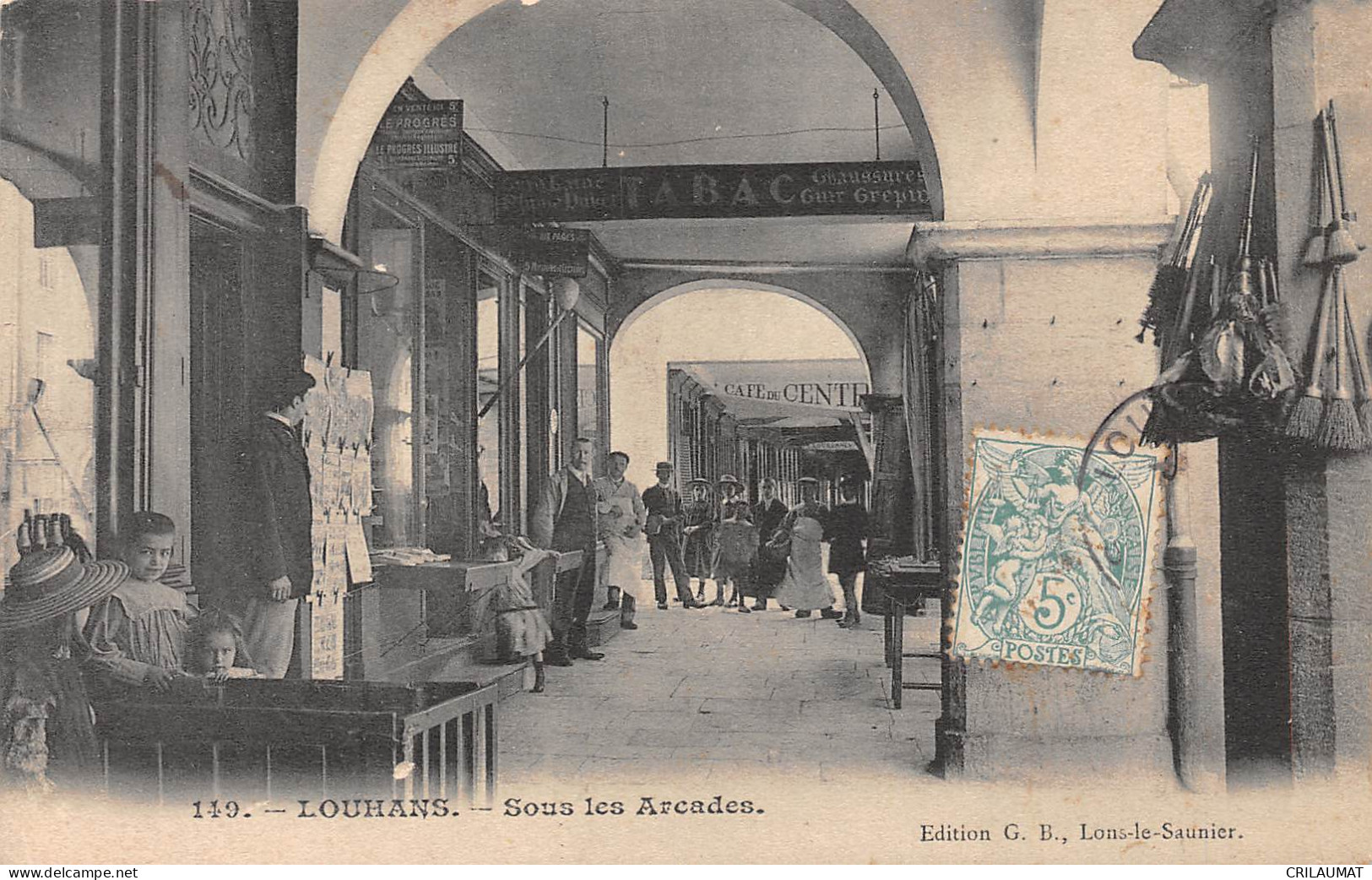 71-LOUHANS-Sous Les Arcades-N 6002-F/0253 - Louhans