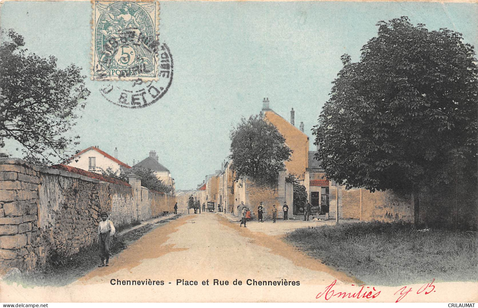 94-CHENNEVIERES-Place Et Rue De Chennevieres-N 6002-E/0257 - Chennevieres Sur Marne