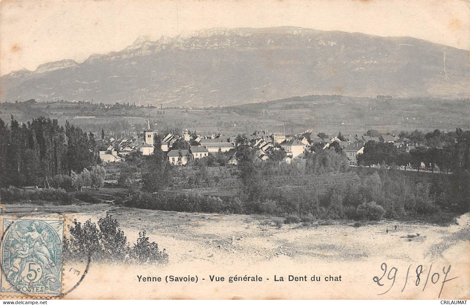 74-YENNE-Vue Generale - La Dent Du Chat-N 6002-E/0239 - Yenne