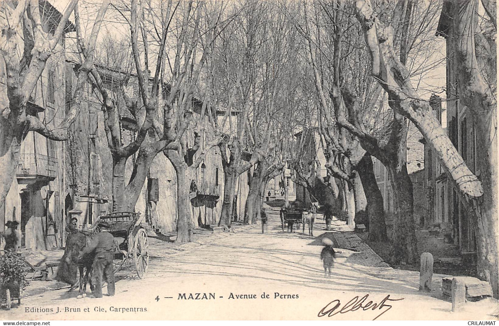 84-MAZAN-Avenue De Pernes-N 6002-E/0201 - Mazan