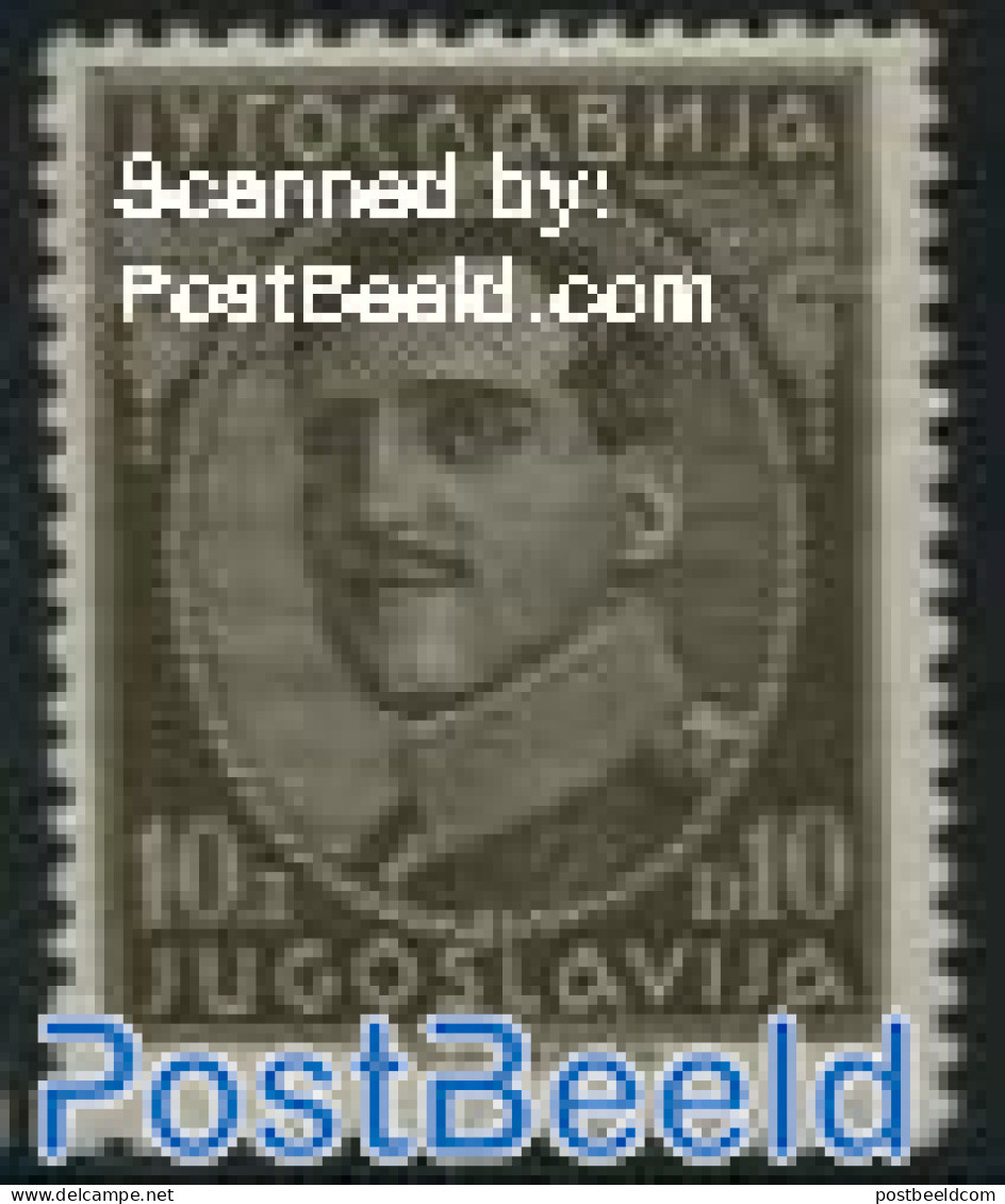 Yugoslavia 1931 10D, Stamp Out Of Set, Mint NH - Ungebraucht