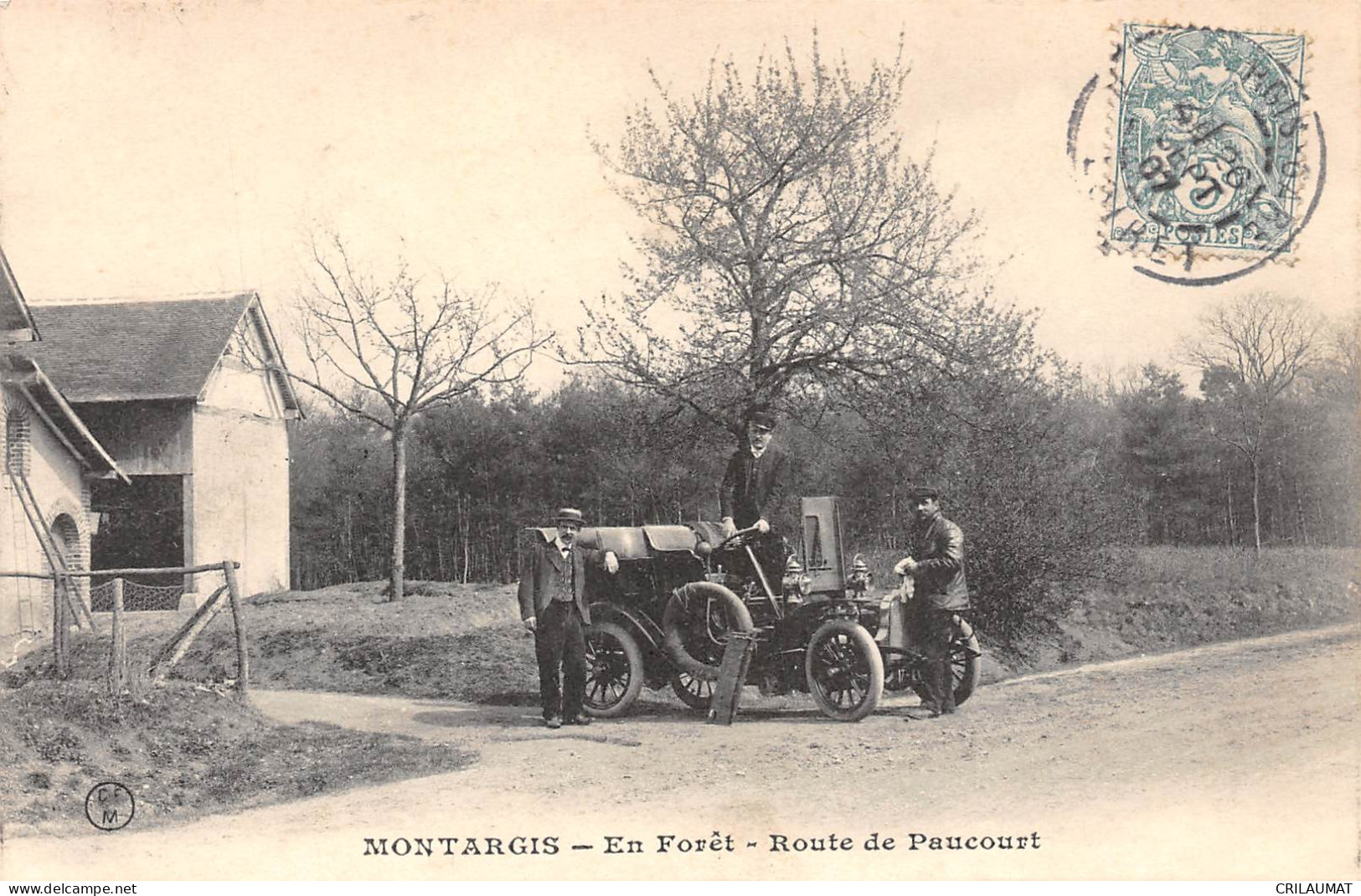 45-MONTARGIS-En Foret - Route De Paucourt-N 6002-E/0037 - Montargis