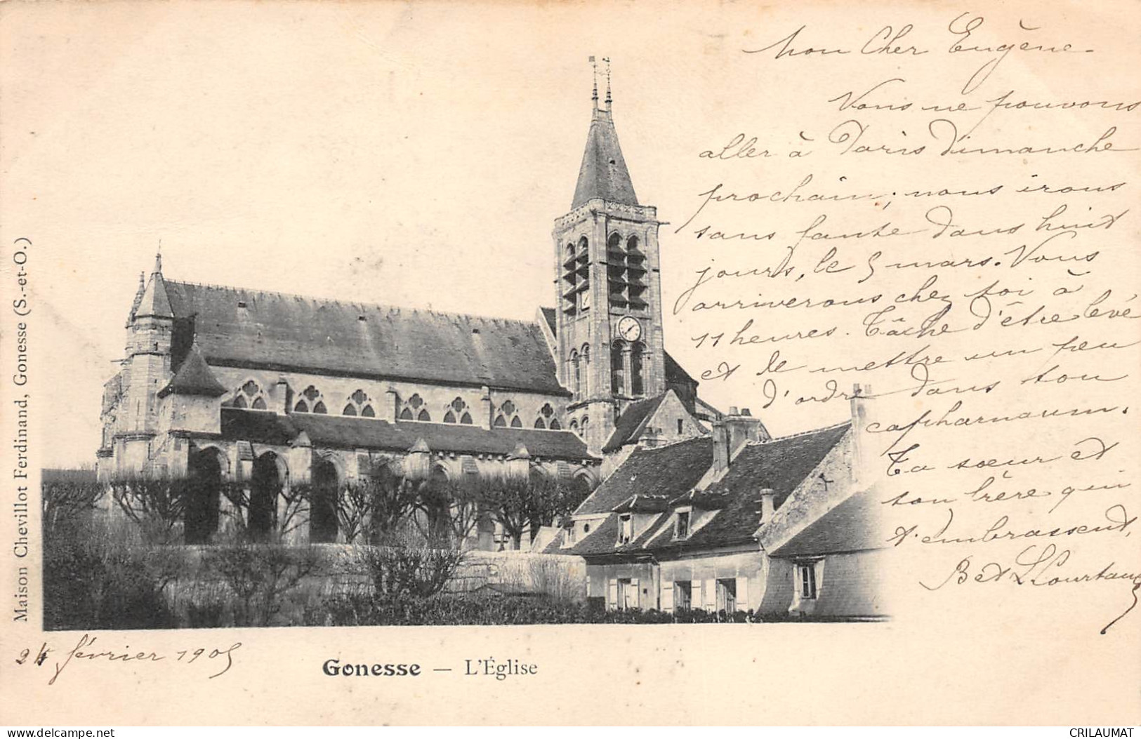 95-GONESSE-L'Eglise-N 6003-A/0215 - Gonesse