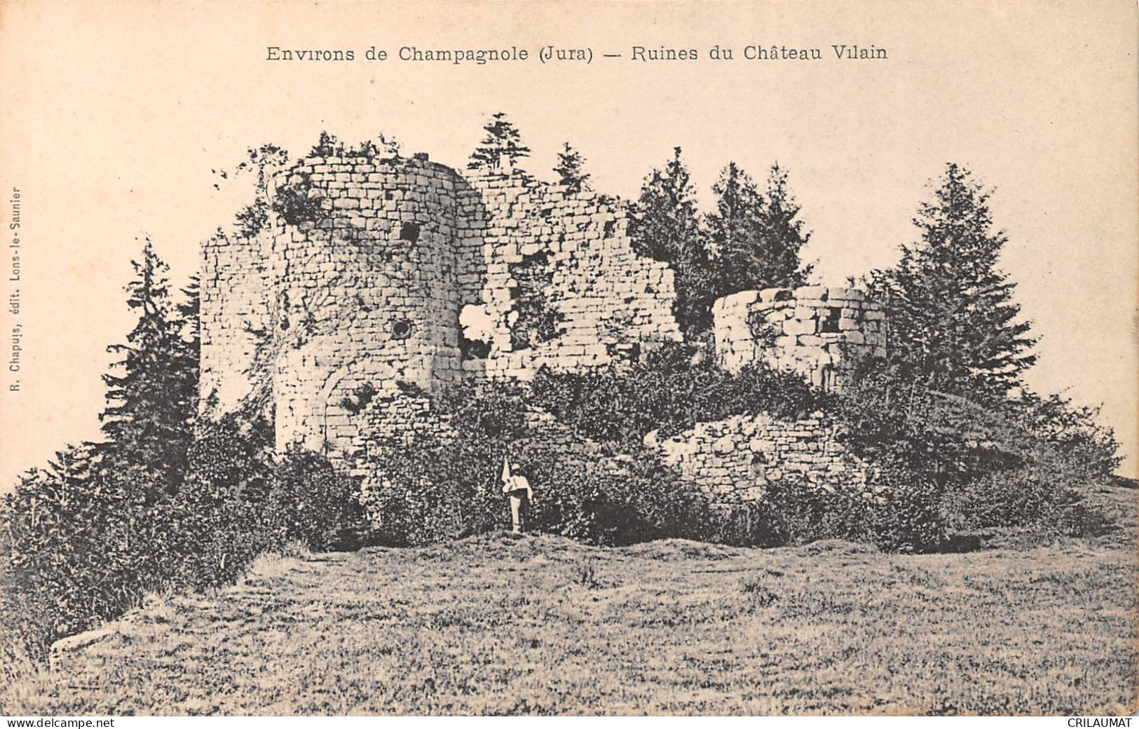 39-CHAMPAGNOLE-Ruines Du Chateau Vilain-N 6002-H/0127 - Champagnole