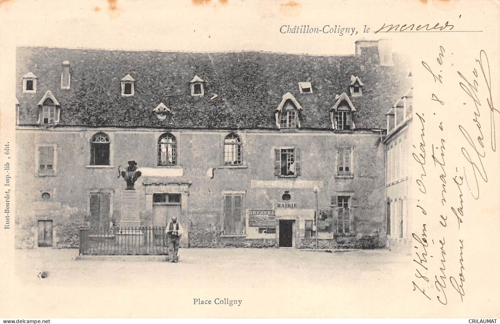 45-CHATILLON-COLIGNY-Place Coligny-N 6002-H/0031 - Chatillon Sur Loire