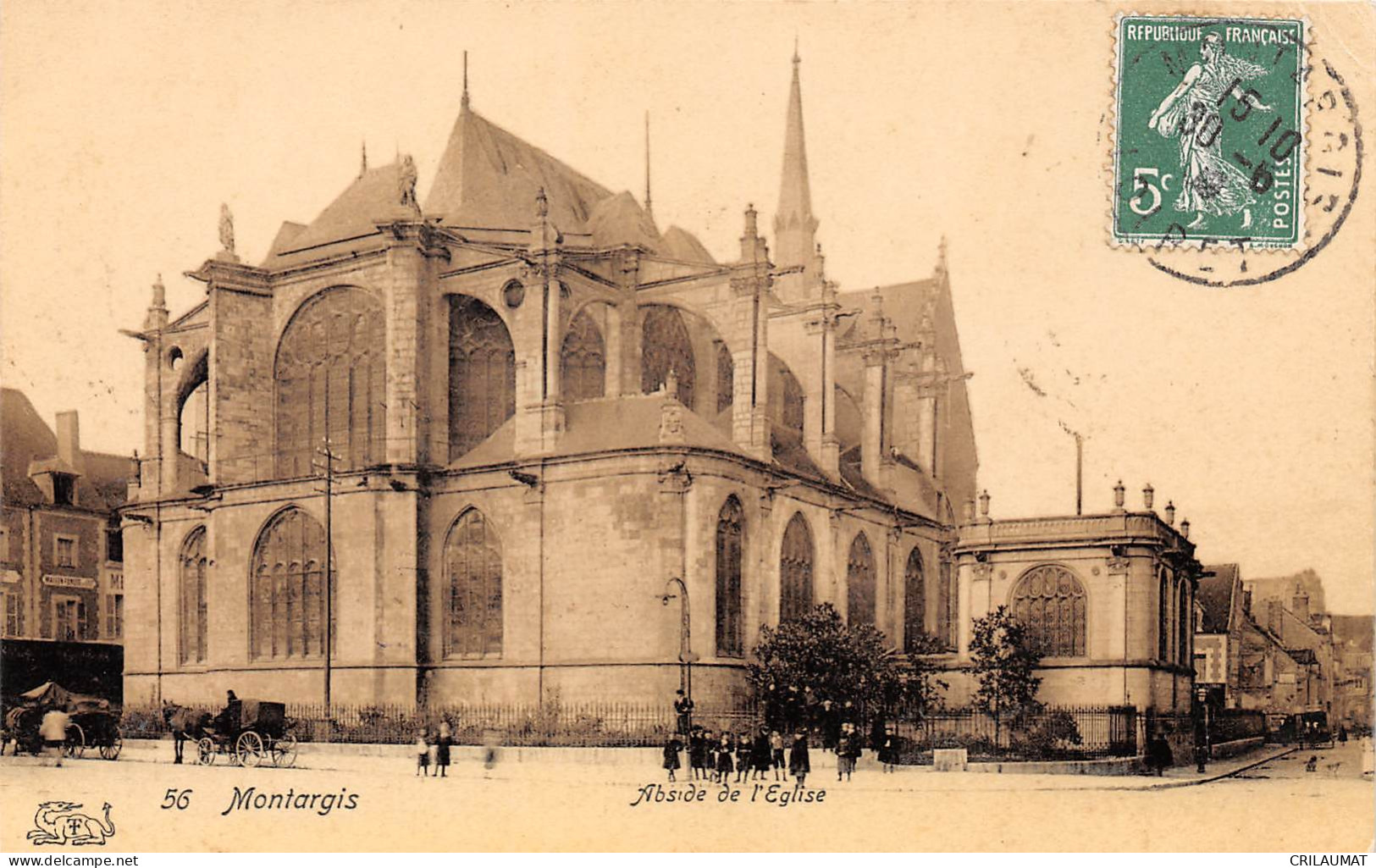 45-MONTARGIS-Abside De L Eglise-N 6002-G/0395 - Montargis