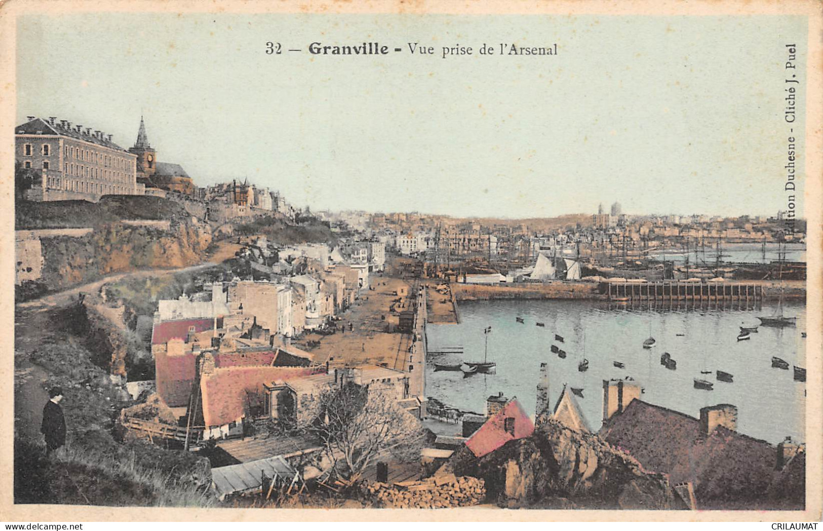 50-GRANVILLE-Vue Prise De L'Arsenal-N 6002-G/0189 - Granville