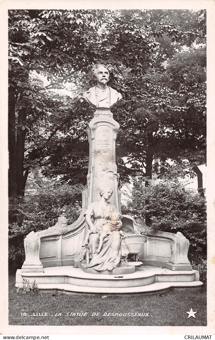 59-LILLE-LA Statue Desrousseaux-N 6003-D/0113 - Lille