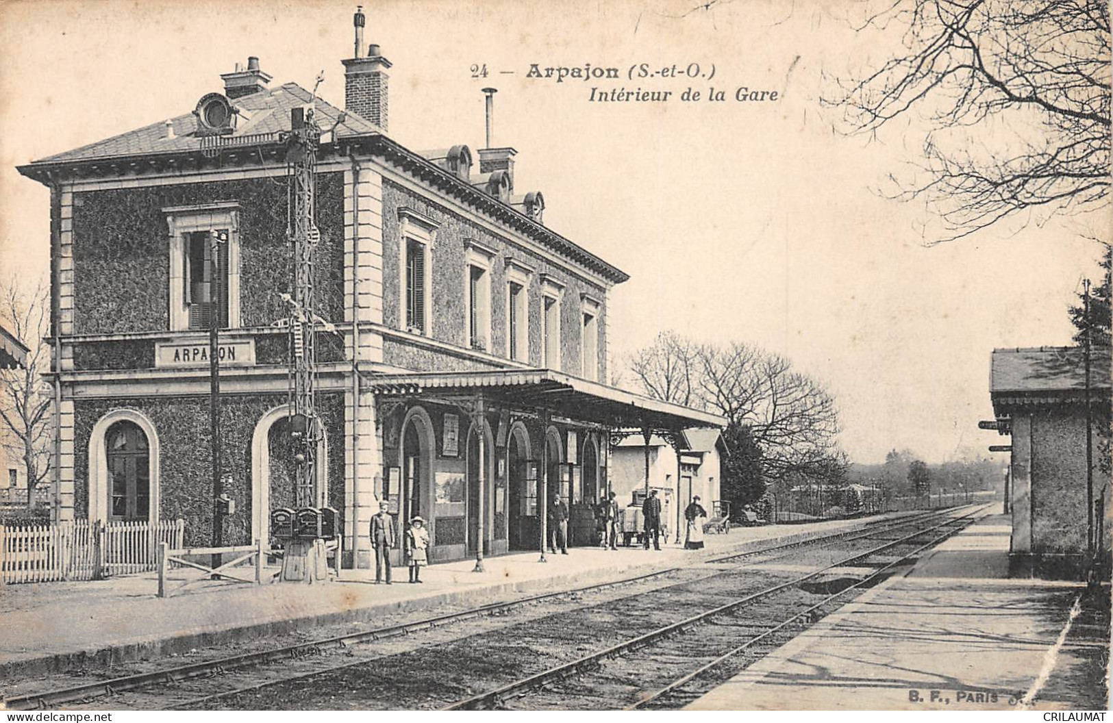 91-ARPAJON-Interieur De La Gare-N 6003-B/0241 - Arpajon