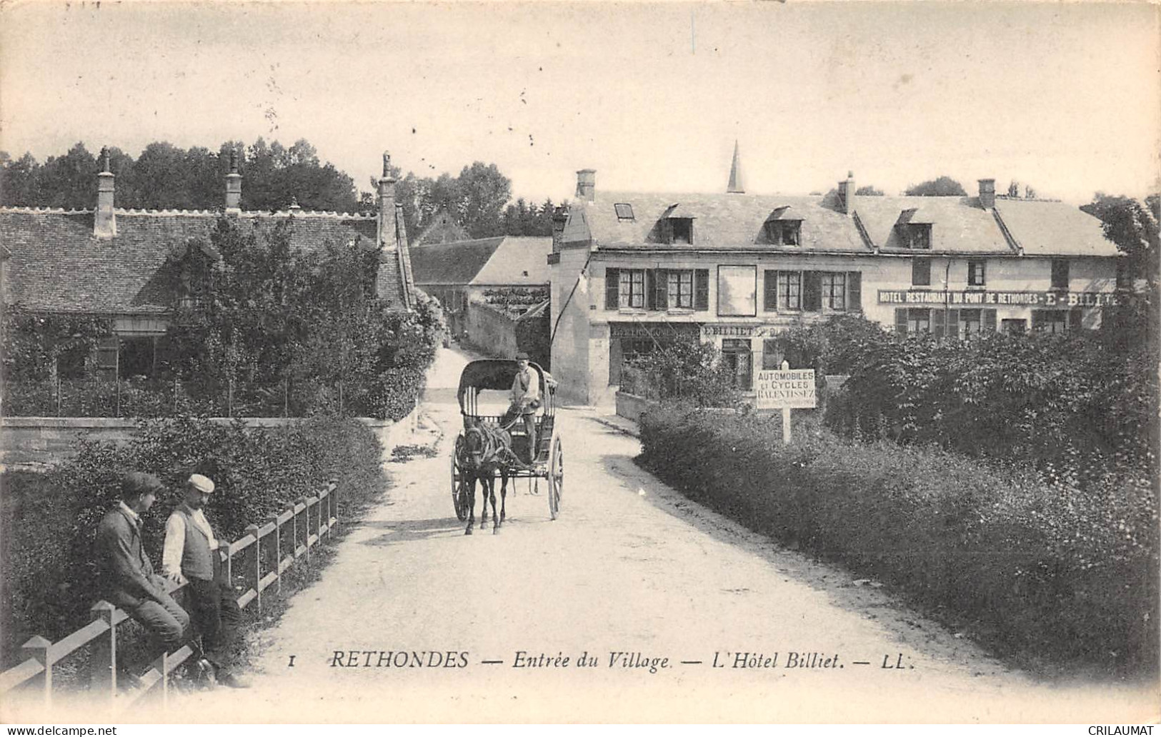 60-RETHONDES-Entree Du Village-N 6003-B/0117 - Rethondes