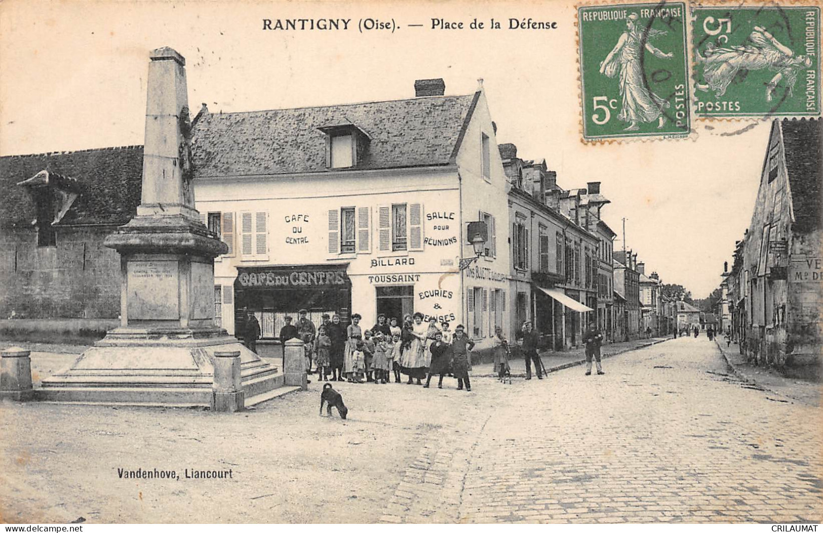 60-RANTIGNY-Place De La Defense-N 6003-A/0387 - Rantigny
