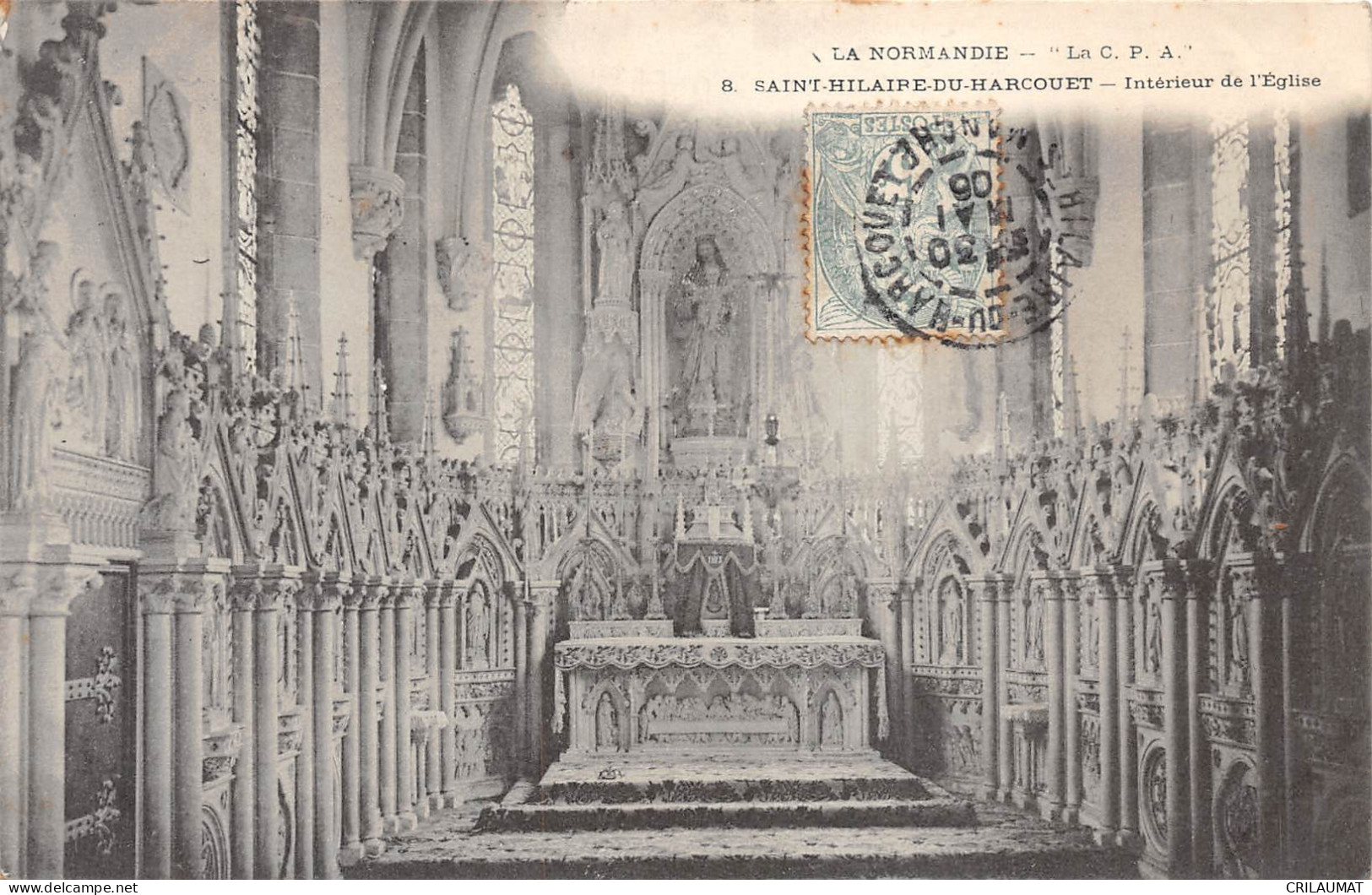 50-SAINT HILAIRE DU HARCOUET-Interieur De L'Eglise-N 6003-G/0035 - Saint Hilaire Du Harcouet