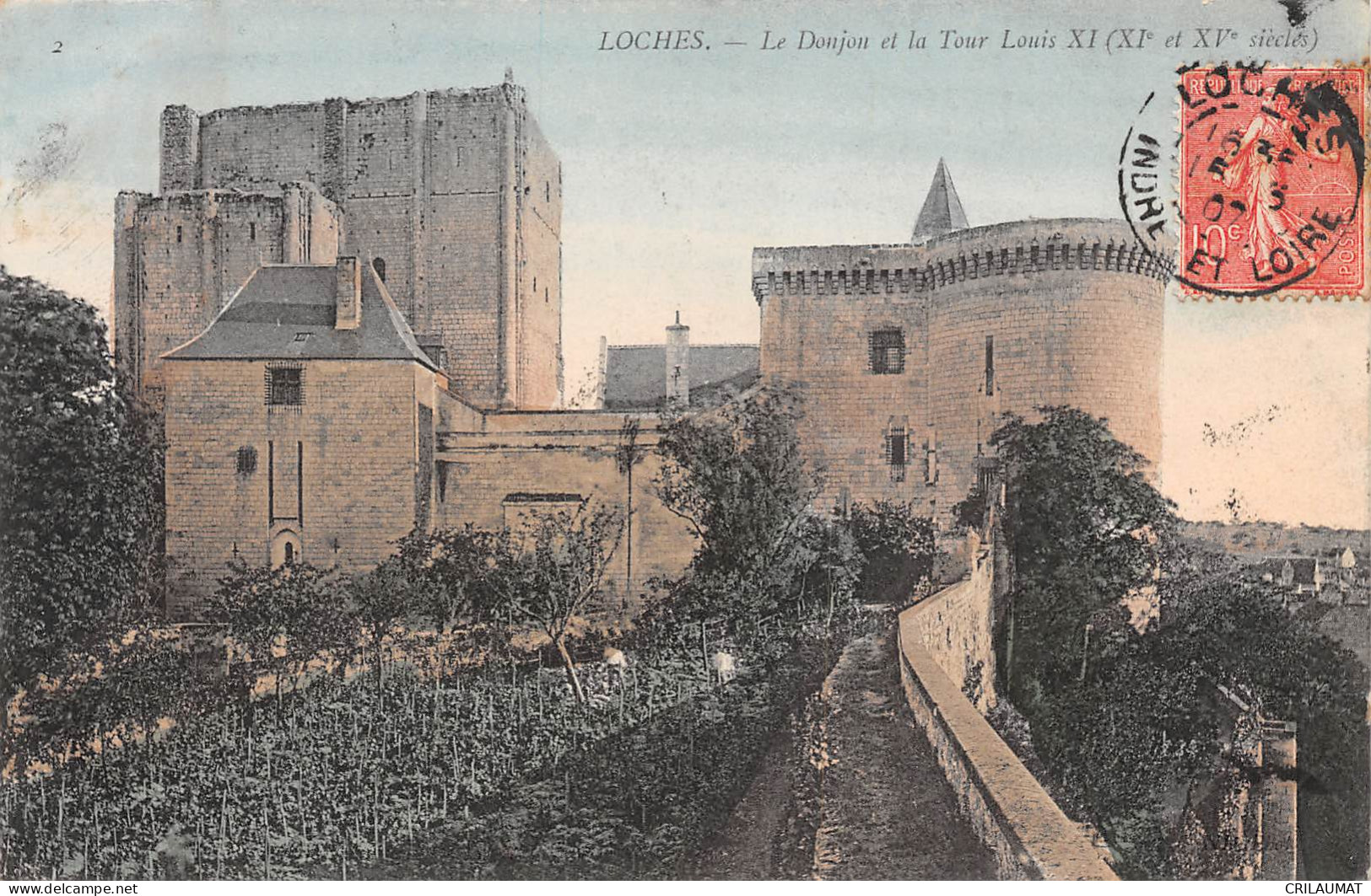 37-LOCHES-Le Donjon Et La Tour Louis XI-N 6003-F/0385 - Loches