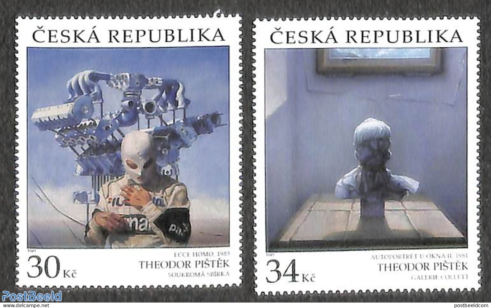 Czech Republic 2021 Theodor Pistek 2v, Mint NH, Art - Modern Art (1850-present) - Other & Unclassified