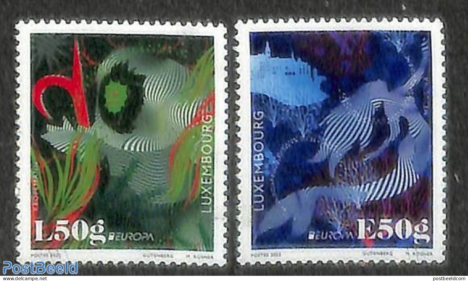 Luxemburg 2022 Europa, Myths & Legends 2v S-a, Mint NH, History - Europa (cept) - Art - Fairytales - Unused Stamps