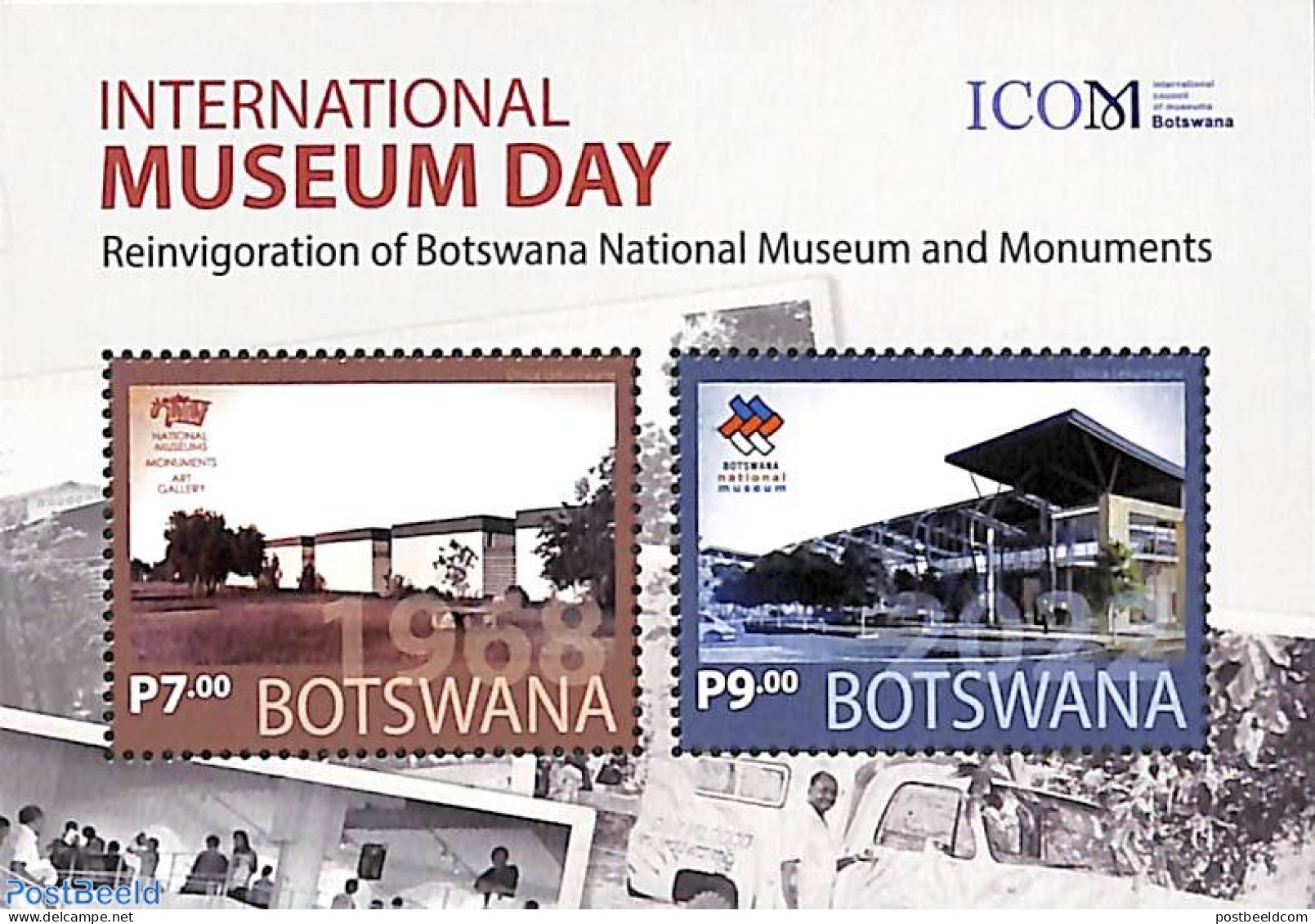 Botswana 2022 Int. Museum Day S/s, Mint NH, Art - Museums - Musei