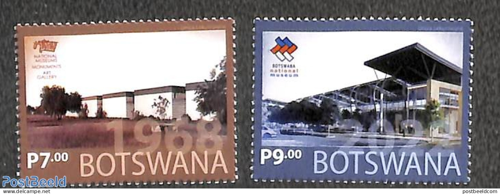 Botswana 2022 Int. Museum Day 2v, Mint NH, Art - Museums - Museos