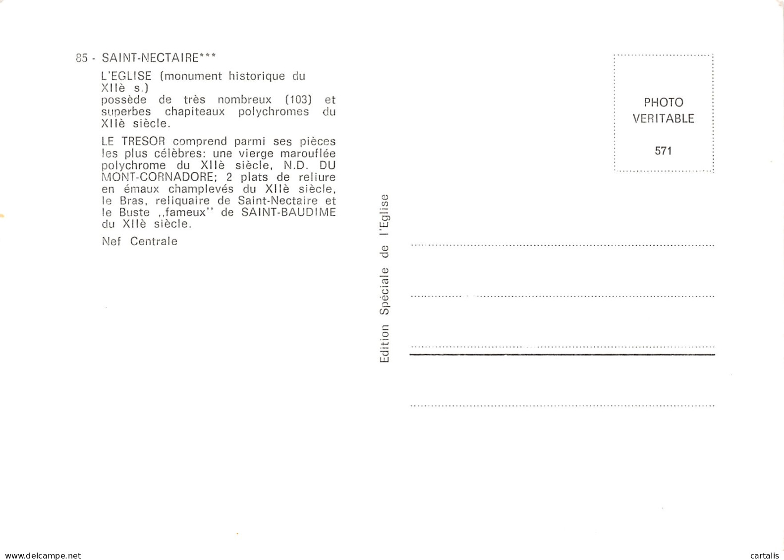 63-SAINT NECTAIRE-N°3734-A/0361 - Saint Nectaire