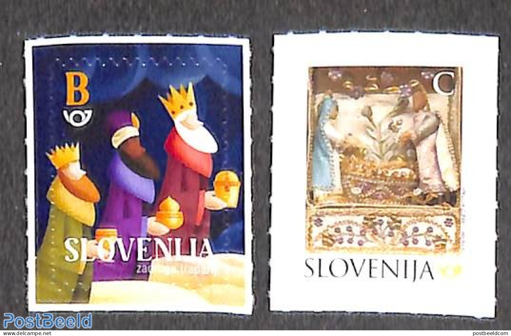 Slovenia 2022 Christmas 2v S-a, Mint NH, Religion - Christmas - Noël