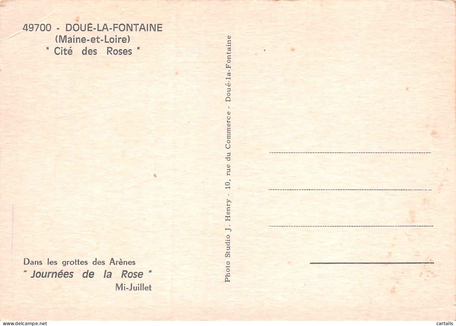 49-DOUE LA FONTAINE-N°3733-C/0383 - Doue La Fontaine