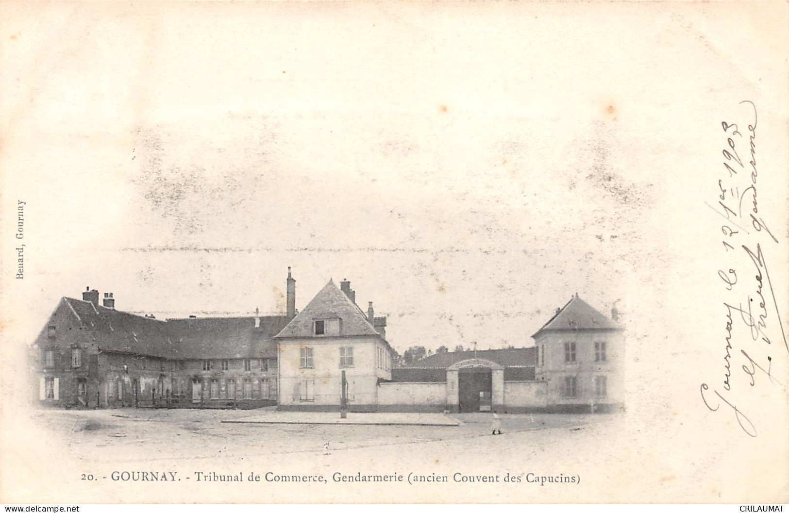 76-GOURNAY-Tribunal De Commerce- Gendarmerie-N 6004-B/0029 - Gournay-en-Bray