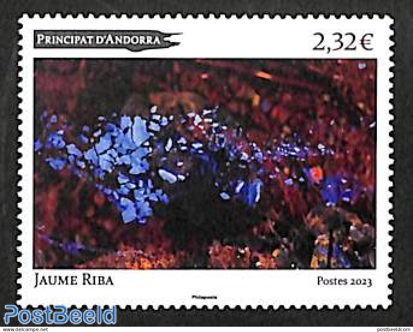 Andorra, French Post 2023 Jaume Riba 1v, Mint NH, Art - Modern Art (1850-present) - Paintings - Unused Stamps