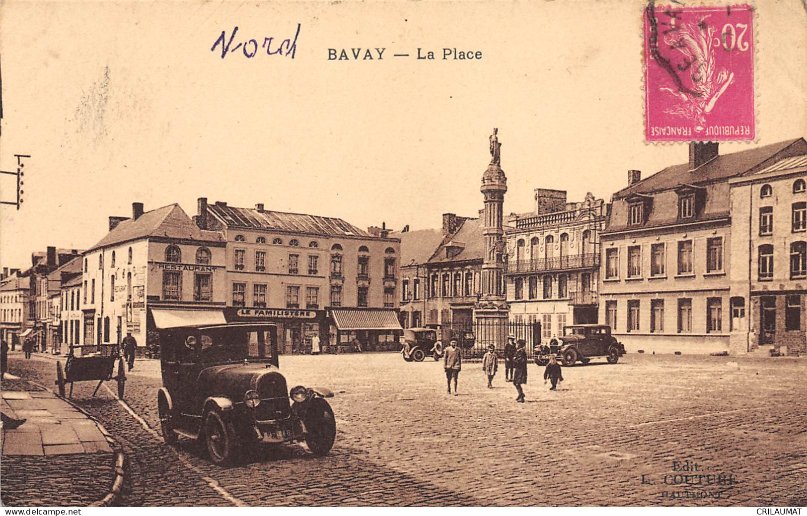 59-BAVAY-La Place-N 6003-H/0369 - Bavay