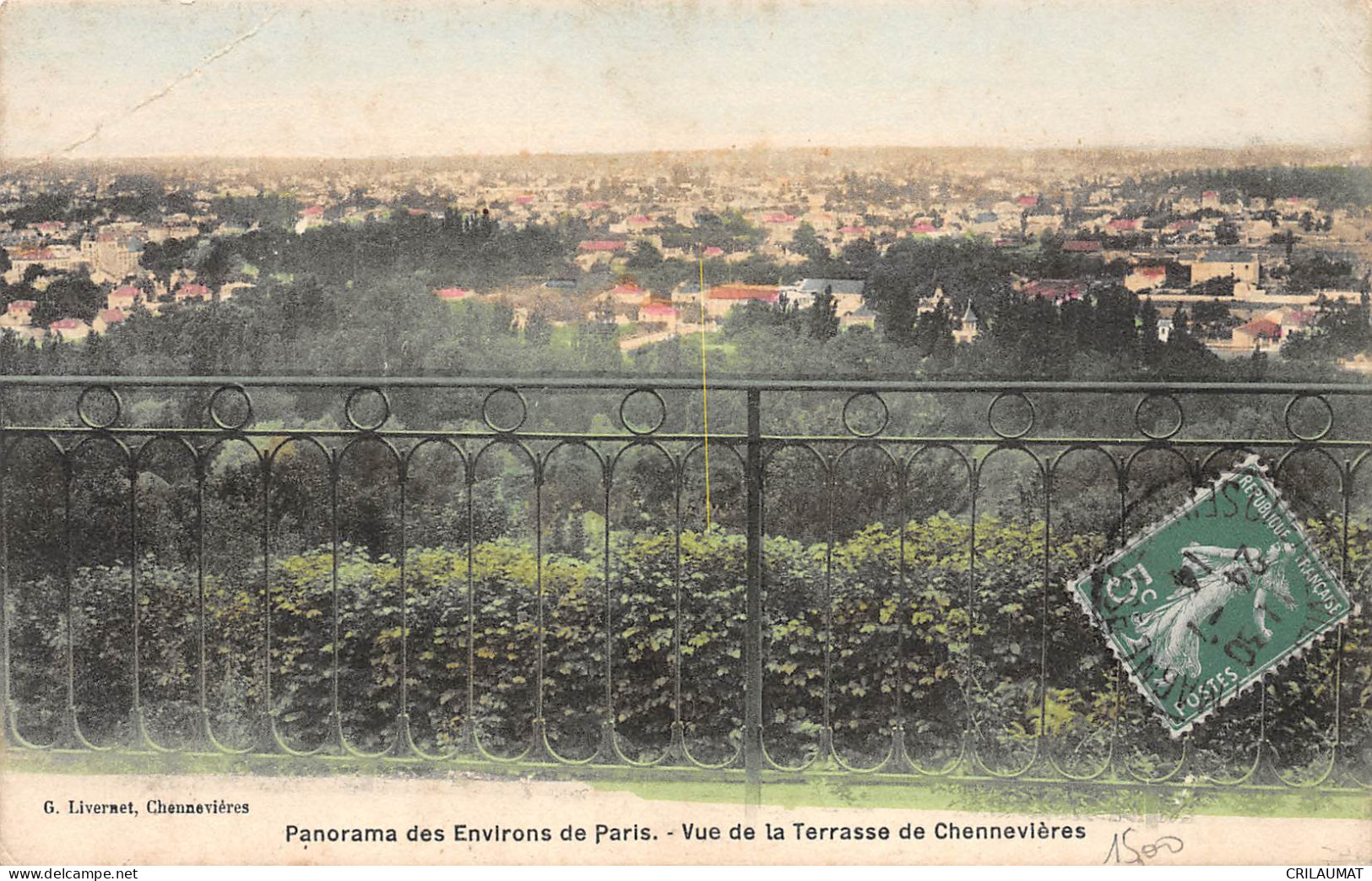 94-CHENNEVIERES-Vue De La Terrasse-N 6003-H/0107 - Chennevieres Sur Marne