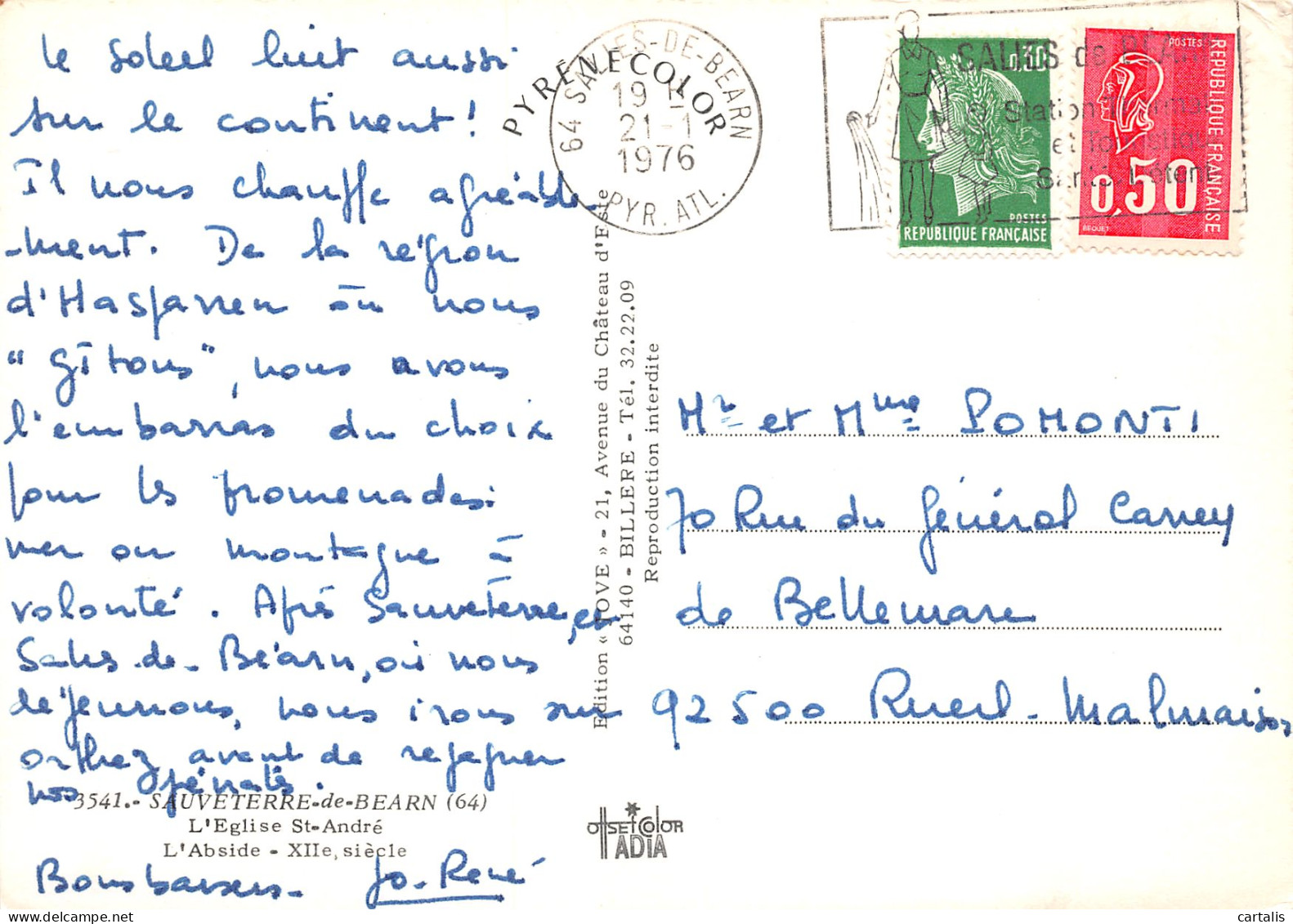 64-SAUVETERRE DE BEARN-N°3734-D/0075 - Sauveterre De Bearn