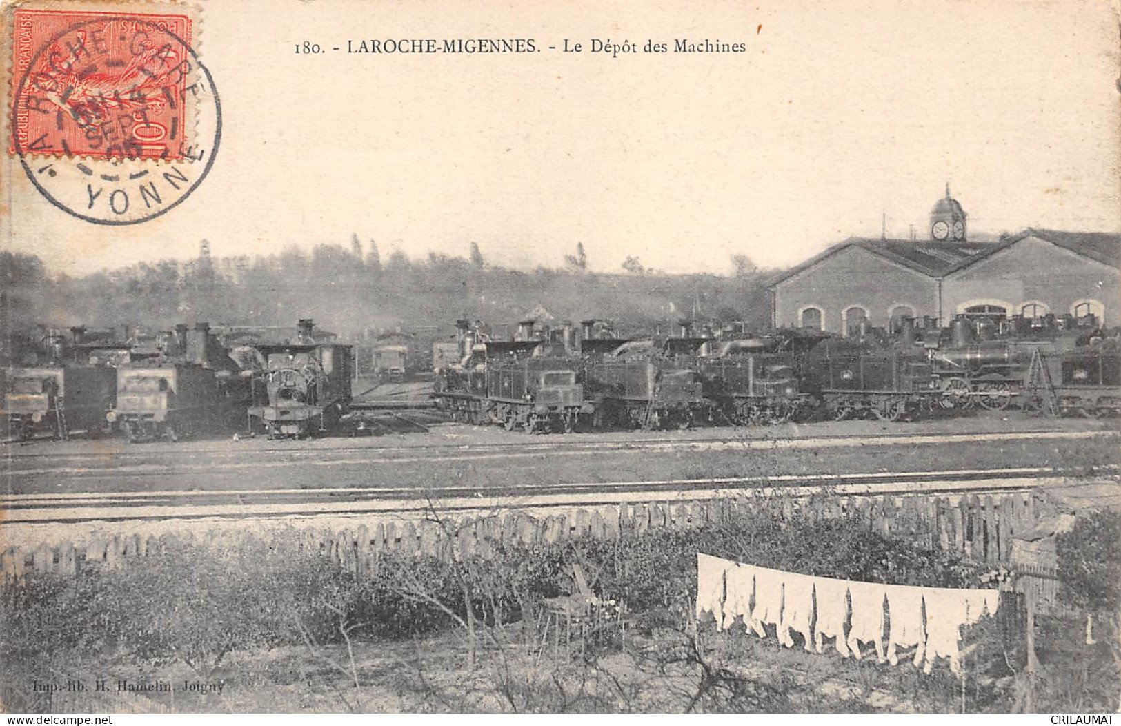 89-LAROCHE-MIGENNES-Le Depot Des Machines-N 6004-D/0257 - Laroche Saint Cydroine