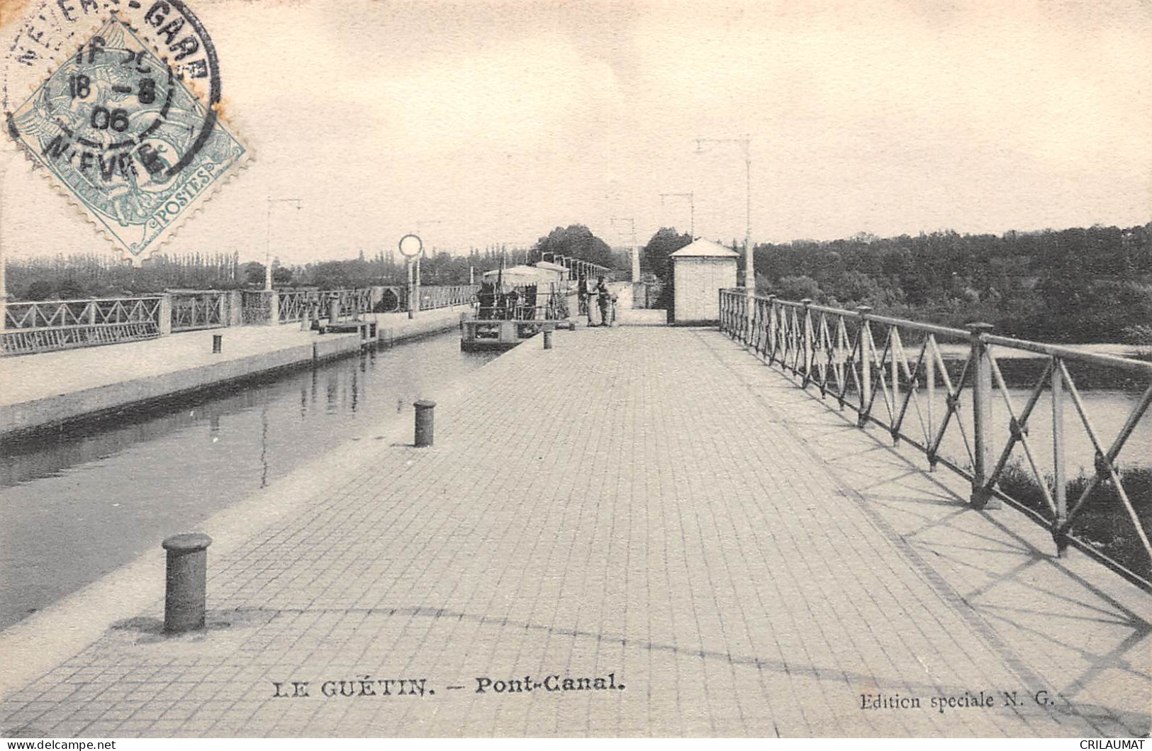 18-LE GUETIN-Pont-Canal-N 6004-C/0321 - Autres & Non Classés